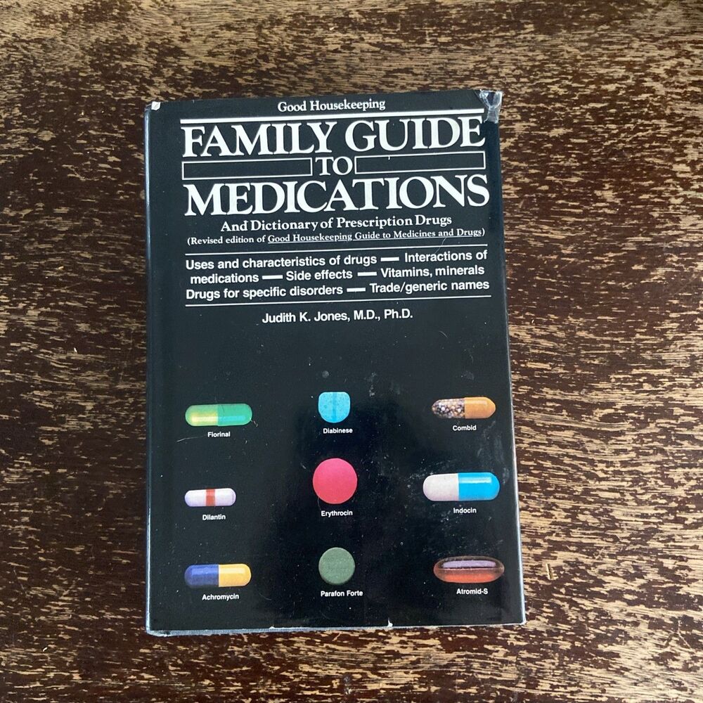 Good Housekeeping Family Guide to Medications Prescription Drugs 1980 Hardcover